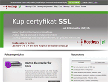 Tablet Screenshot of hostings.pl